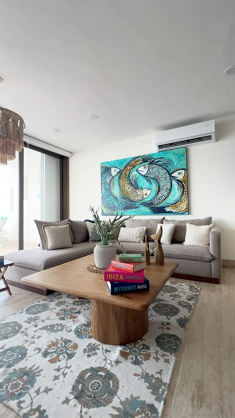 Foto de una sala tomado con celular