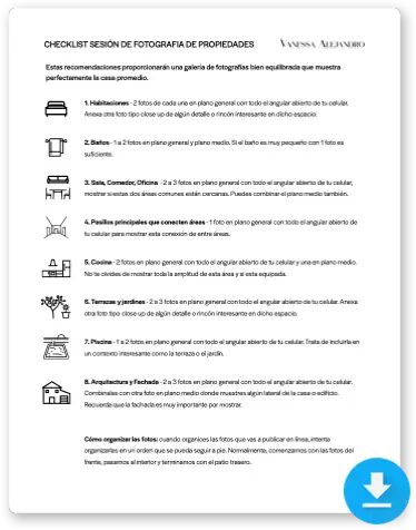 Checklist: Recorrido visual